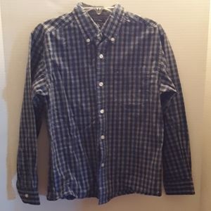 Tommy Hilfiger Button Down Plaid Shirt Boy's Large